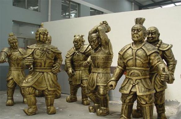 重庆泡沫雕塑之威武古代士兵