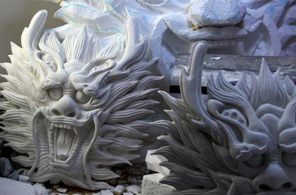 重庆泡沫雕塑之霸气的狮子头