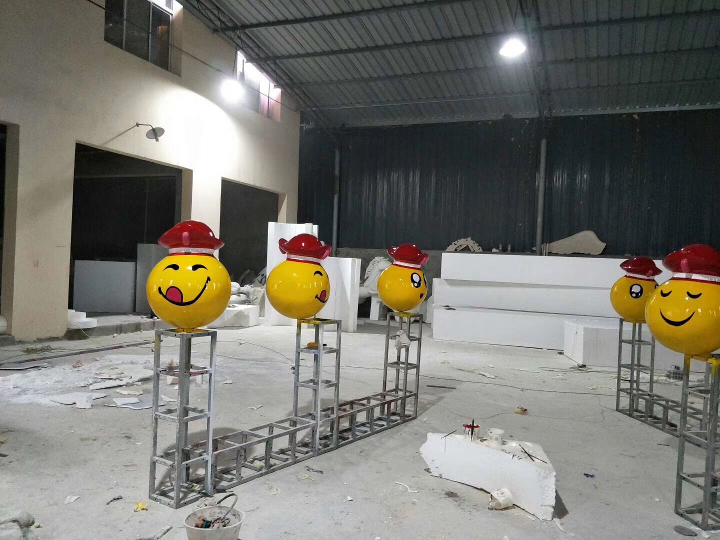重庆泡沫雕塑-案例展示-表情系列