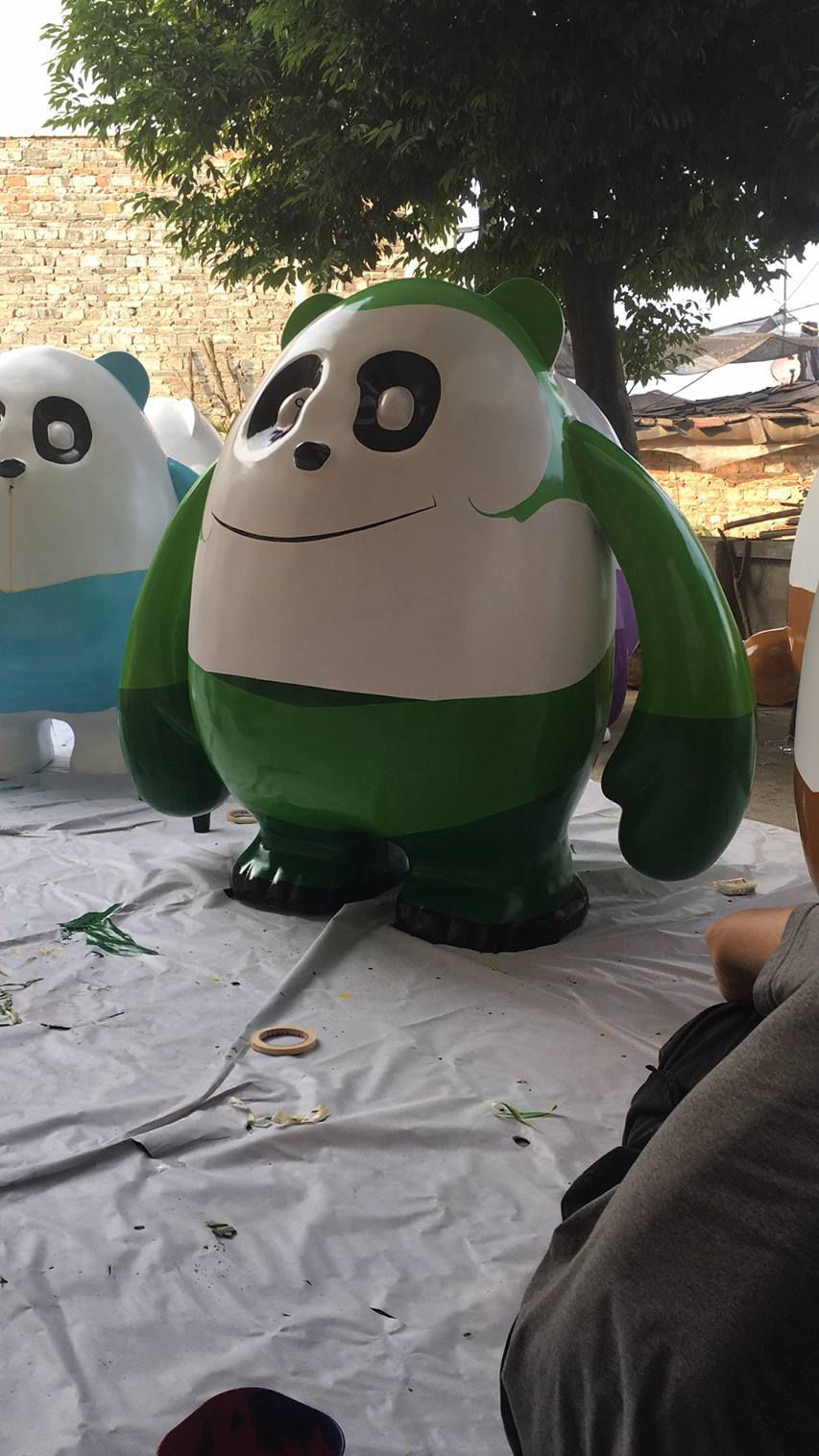 重庆泡沫雕塑-案例展示-熊猫系列