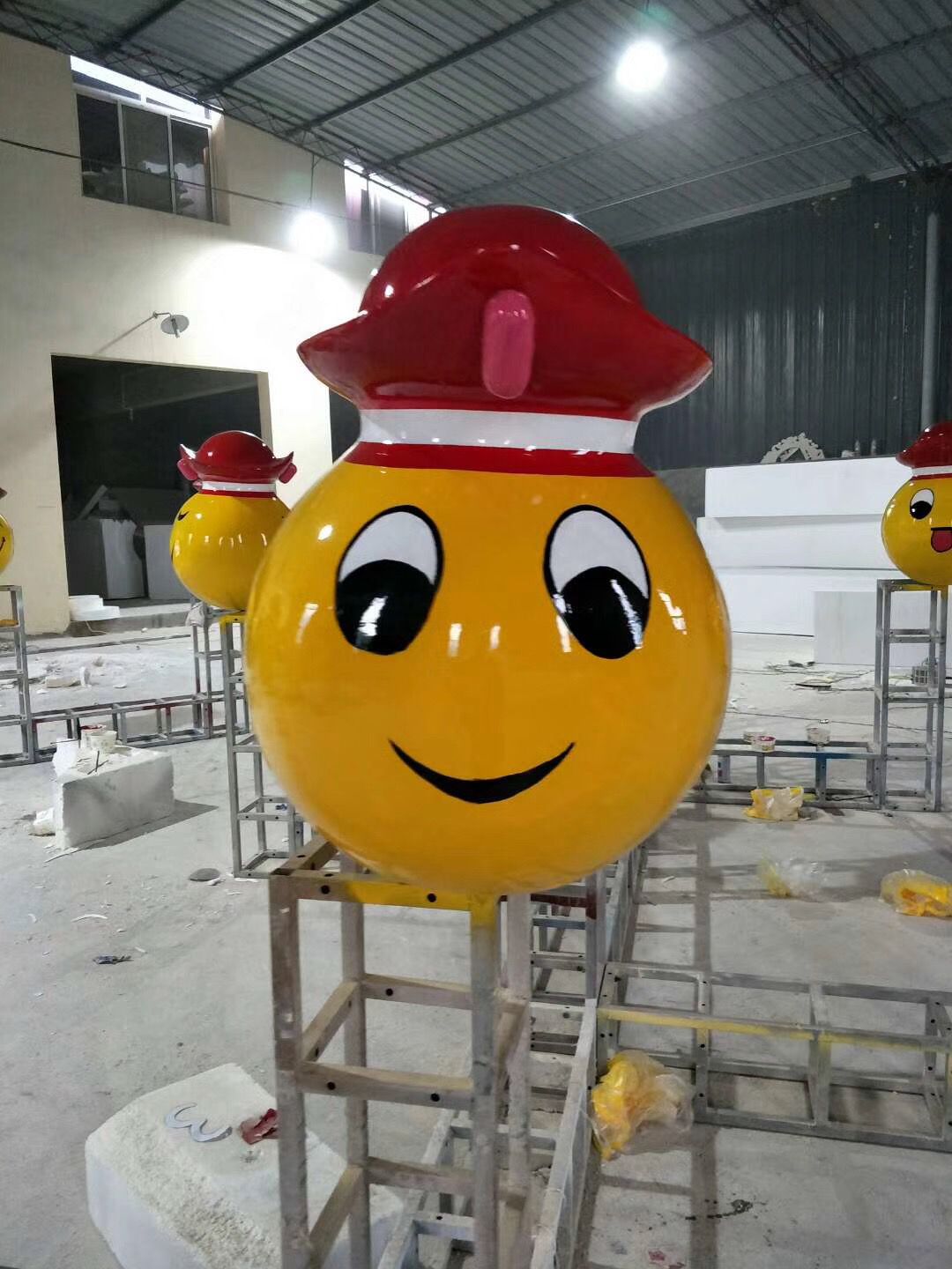 重庆泡沫雕塑-案例展示-表情系列
