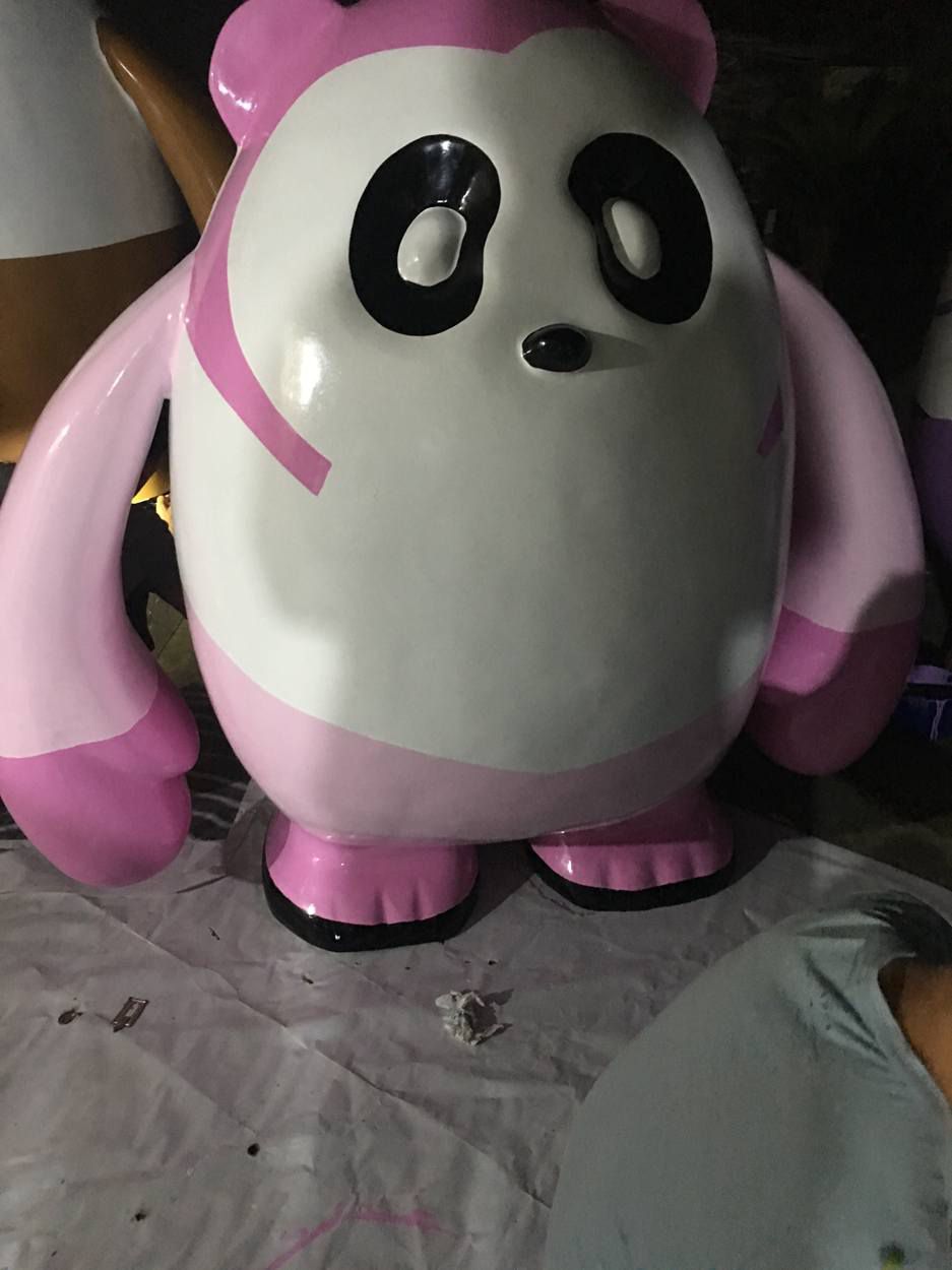重庆泡沫雕塑-案例展示-熊猫系列