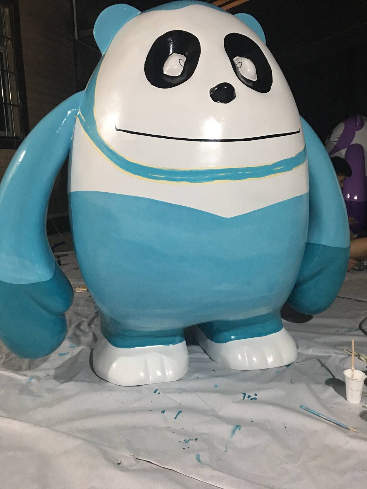 重庆泡沫雕塑-案例展示-熊猫系列