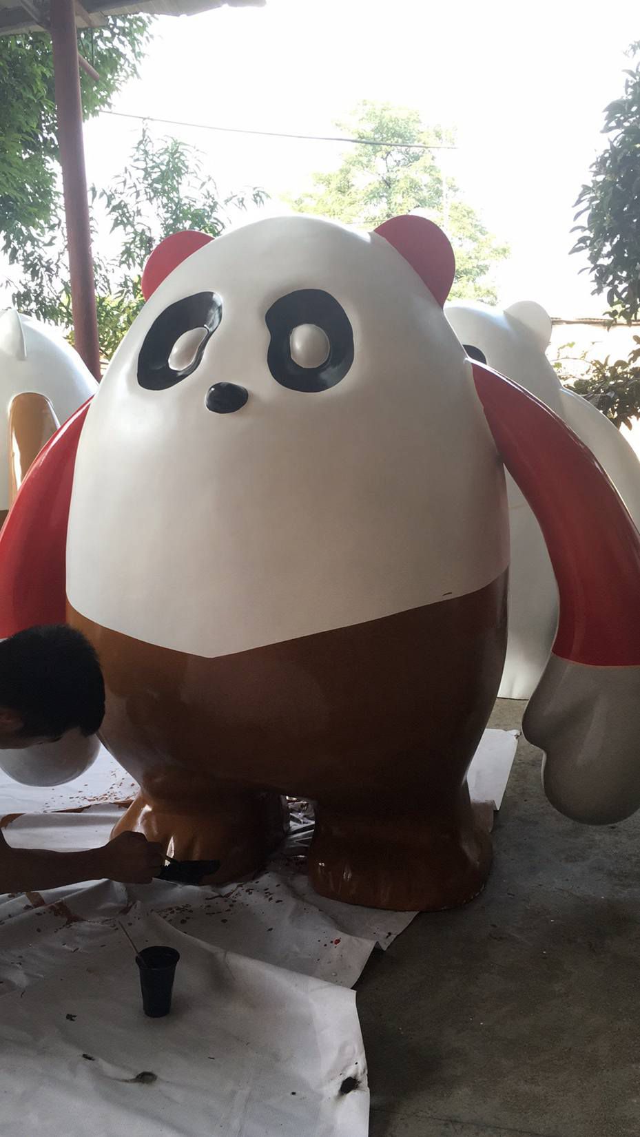 重庆泡沫雕塑-案例展示-熊猫系列