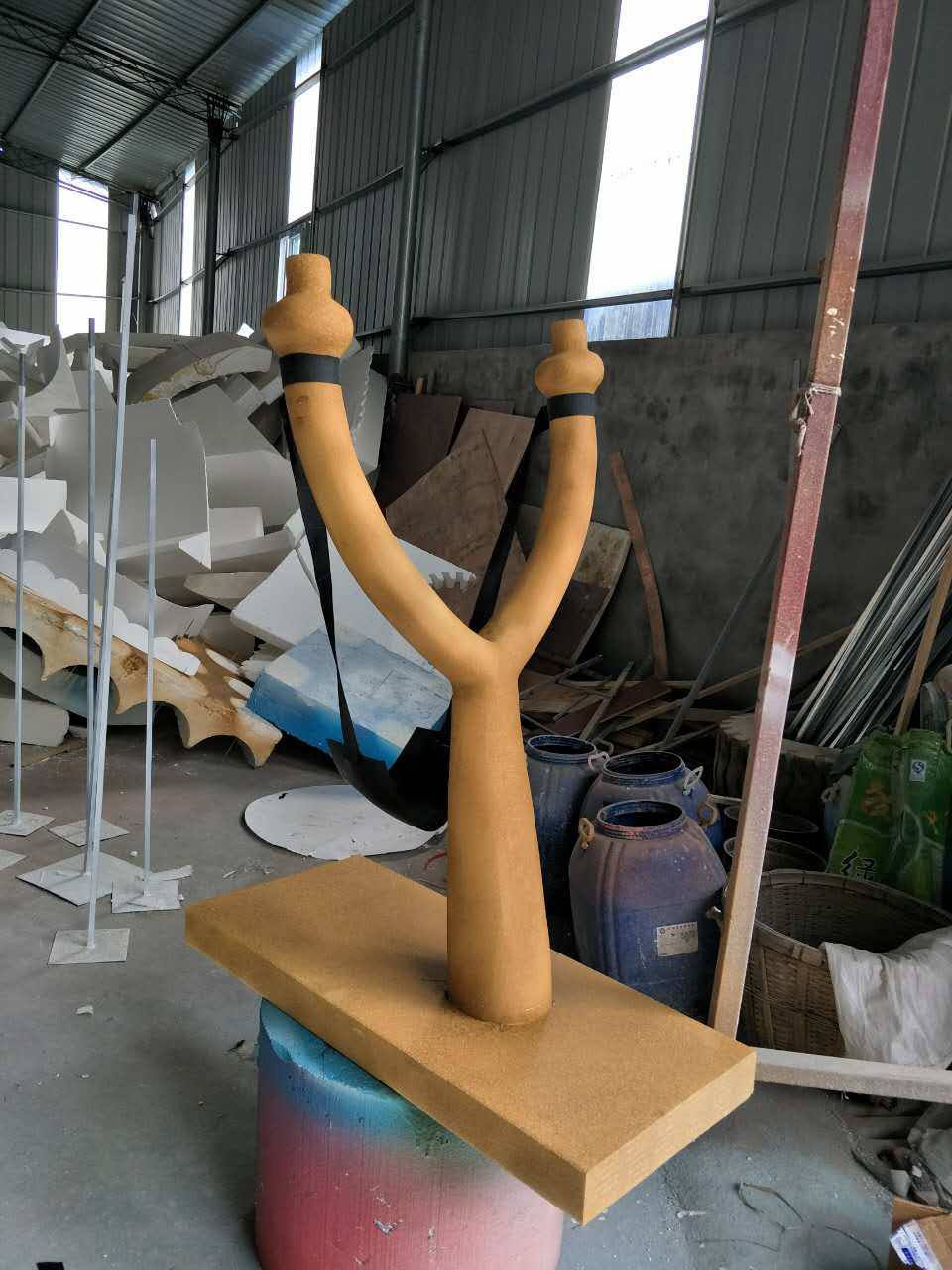 重庆泡沫雕塑-案例展示-弹弓