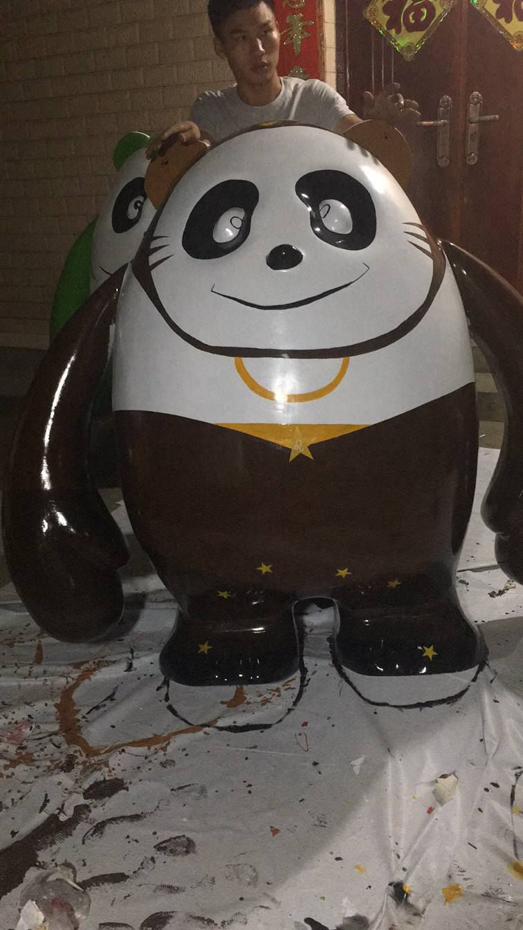 重庆泡沫雕塑-案例展示-熊猫系列
