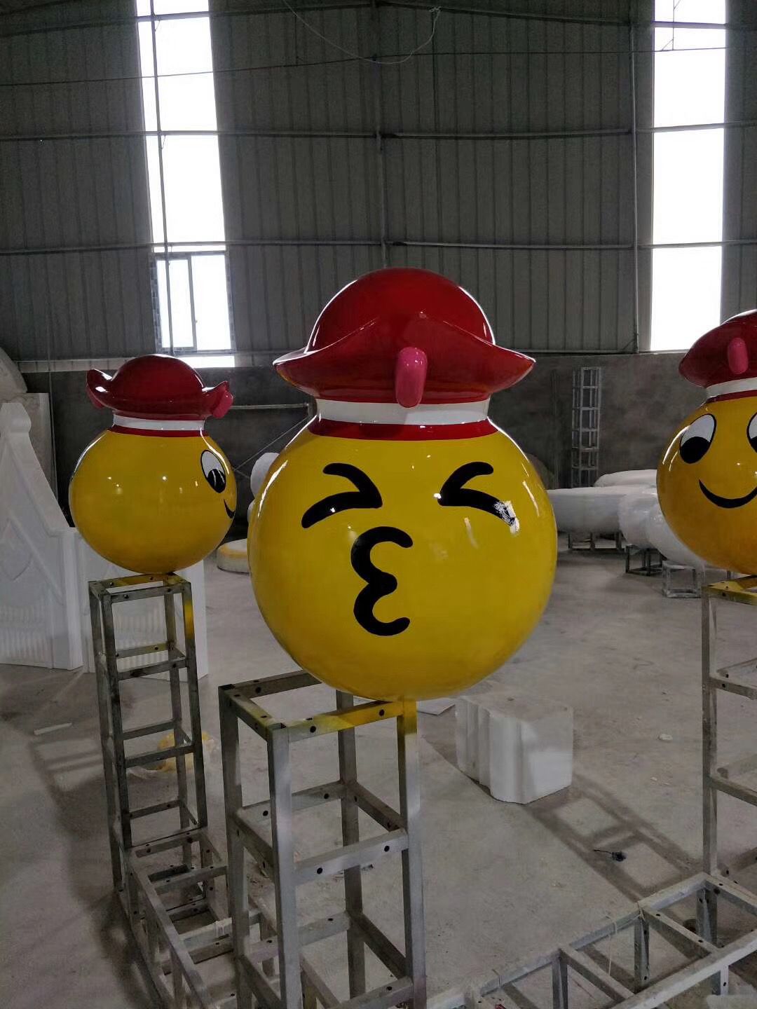 重庆泡沫雕塑-案例展示-表情系列