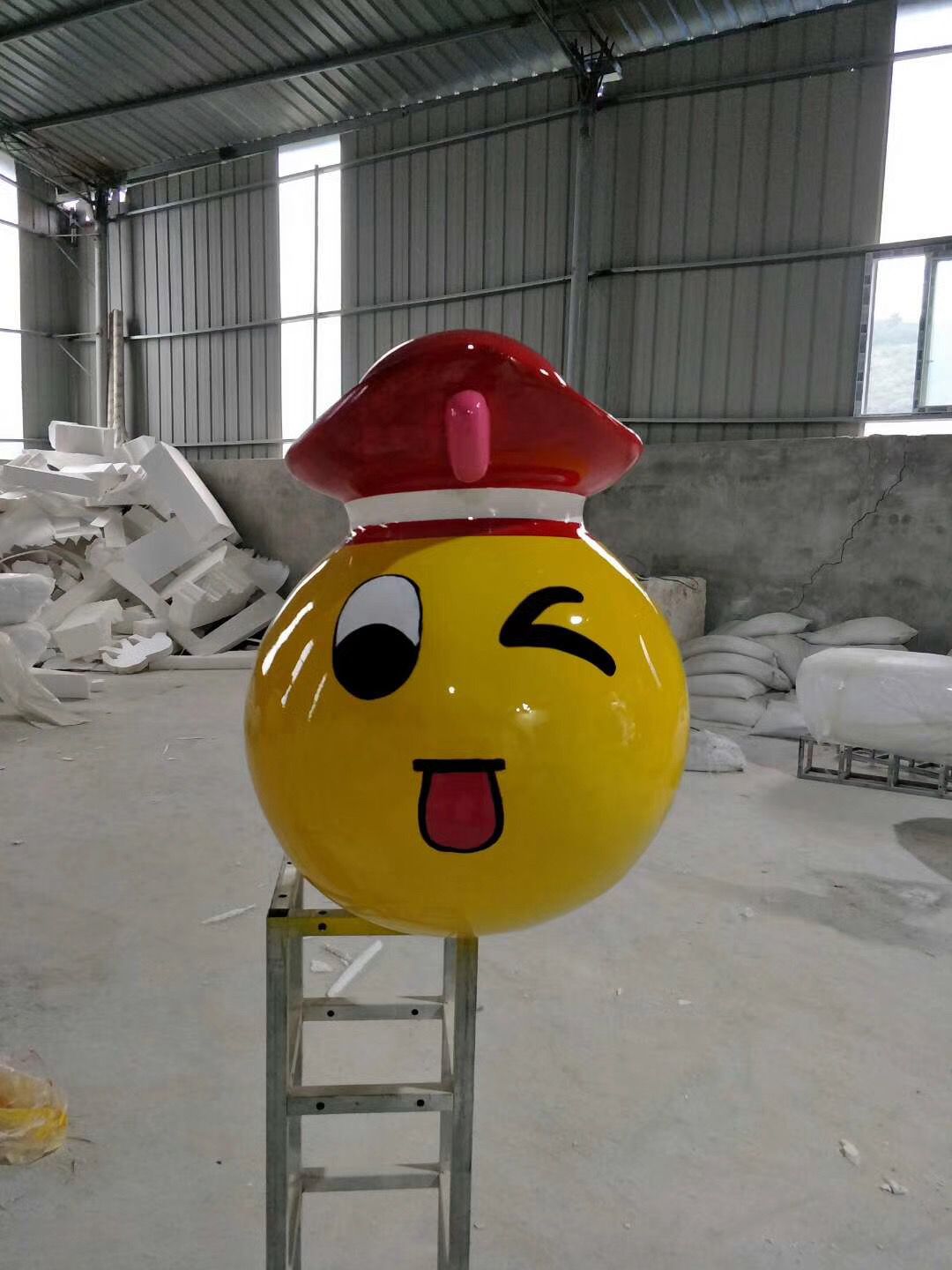 重庆泡沫雕塑-案例展示-表情系列
