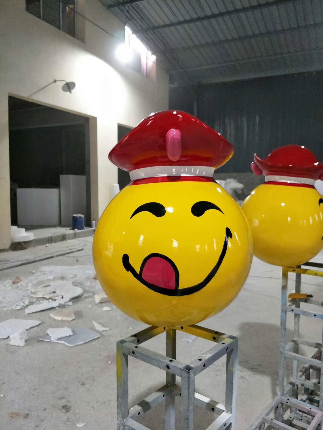 重庆泡沫雕塑-案例展示-表情系列