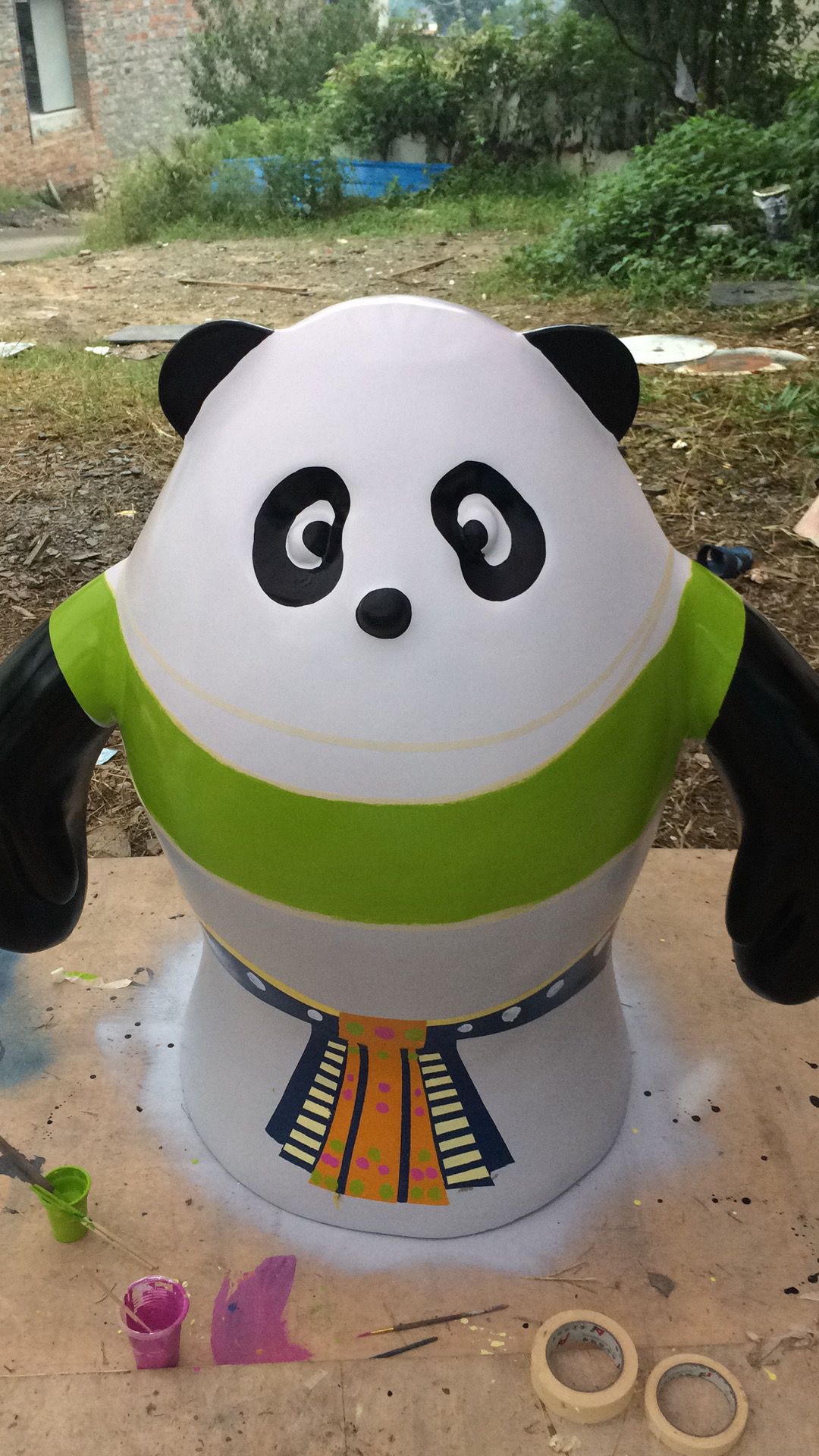 重庆泡沫雕塑-案例展示-熊猫系列