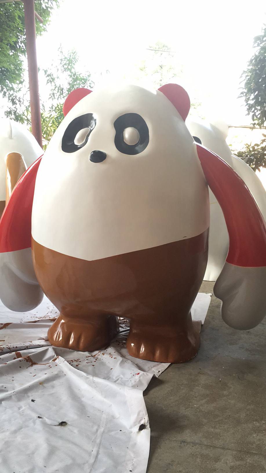 重庆泡沫雕塑-案例展示-熊猫系列
