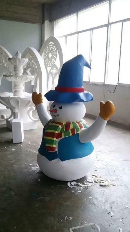 重庆泡沫雕塑-案例展示-雪人