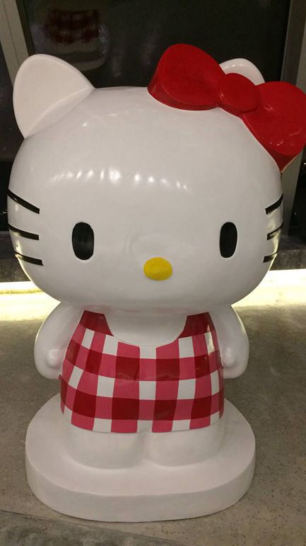 重庆泡沫雕塑-案例展示-卡通猫系列