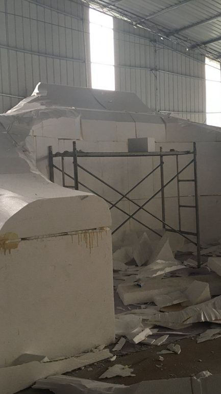 重庆泡沫雕塑-案例展示-加工过程
